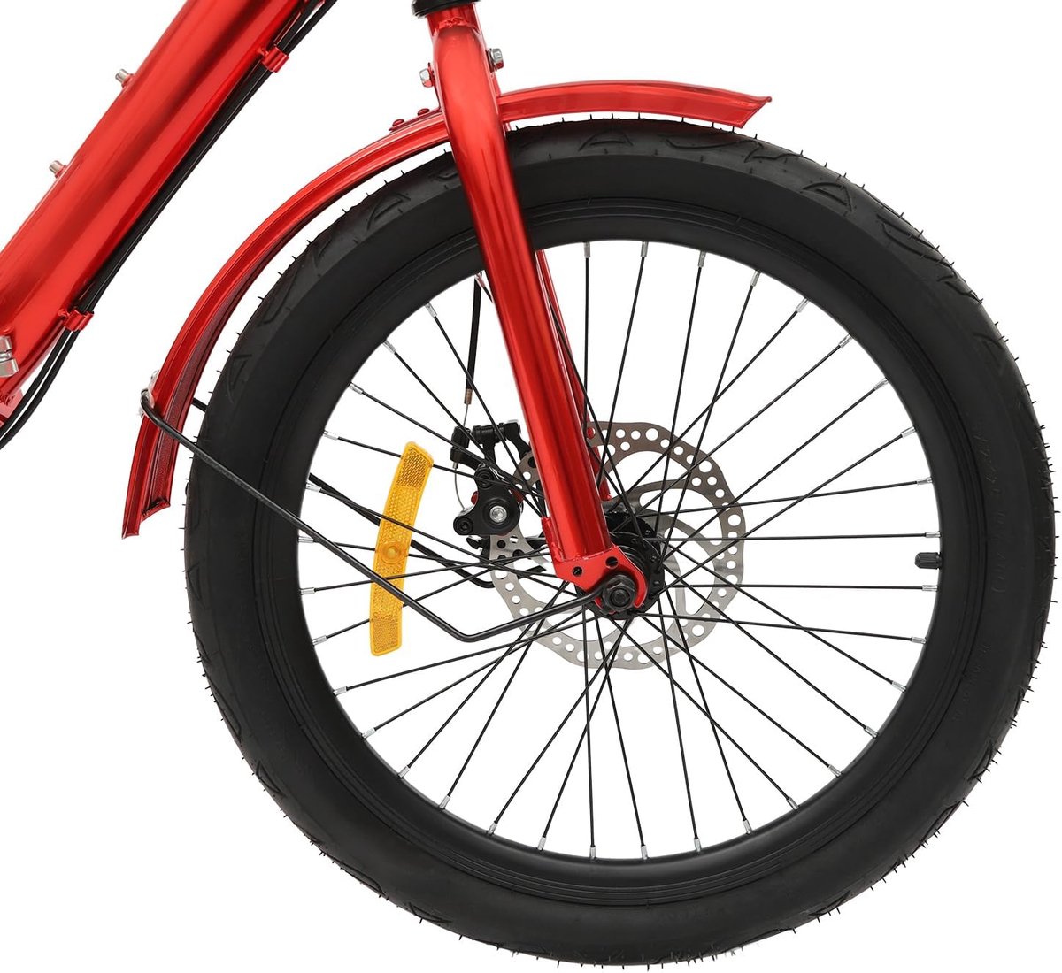 opvouwbare driewieler driewieler volwassenen stad en strand 7 versnellingen 20 inch rood