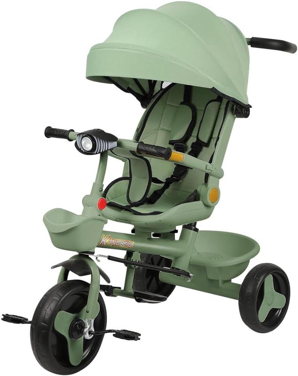 Opvouwbare Driewieler - Loopfiets Kinderwagen - Buiten Spelen - 4 Functies 1 Product - 100 x 75 x 50 cm Driewieler kopen online
