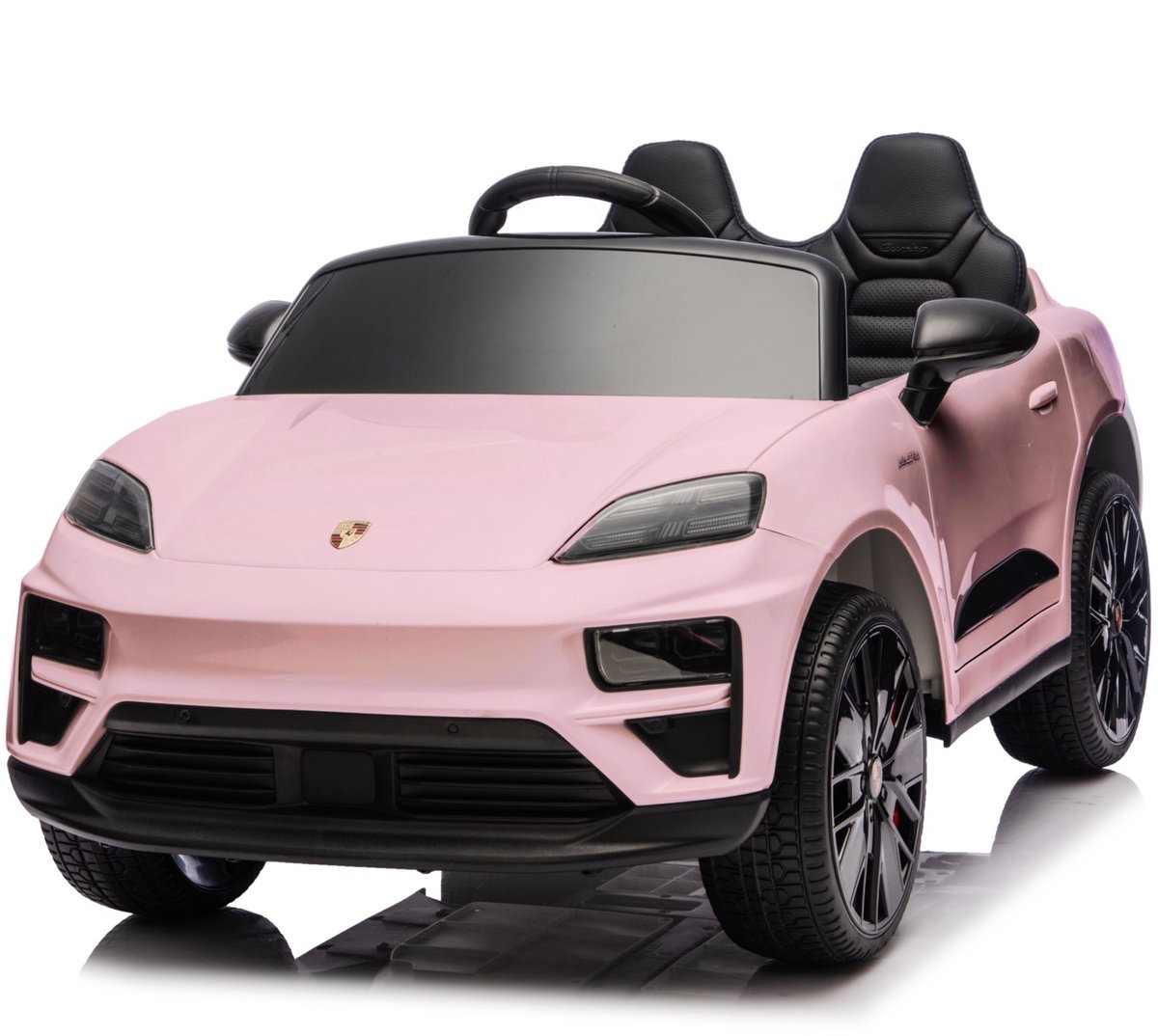 porsche macan 12v kinderauto roze