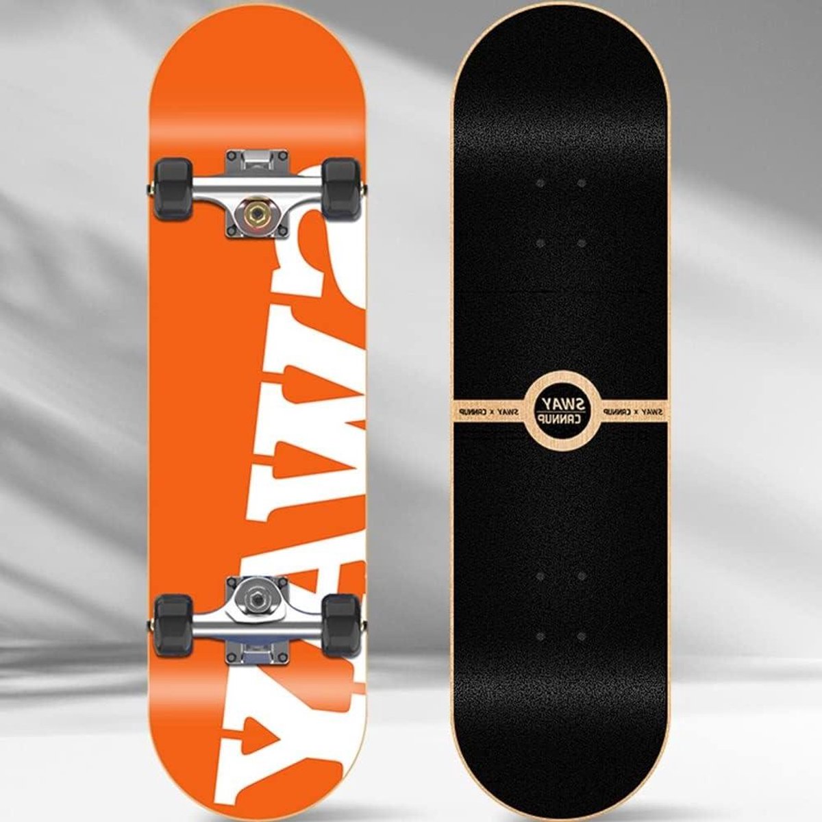 Professioneel Skateboard Deck - Compleet Skateboard - Street Tricks Leren - 7 Laags Esdoorn Hout - 79x20.5 cm - Patroon #2 Skateonderdeel kopen online