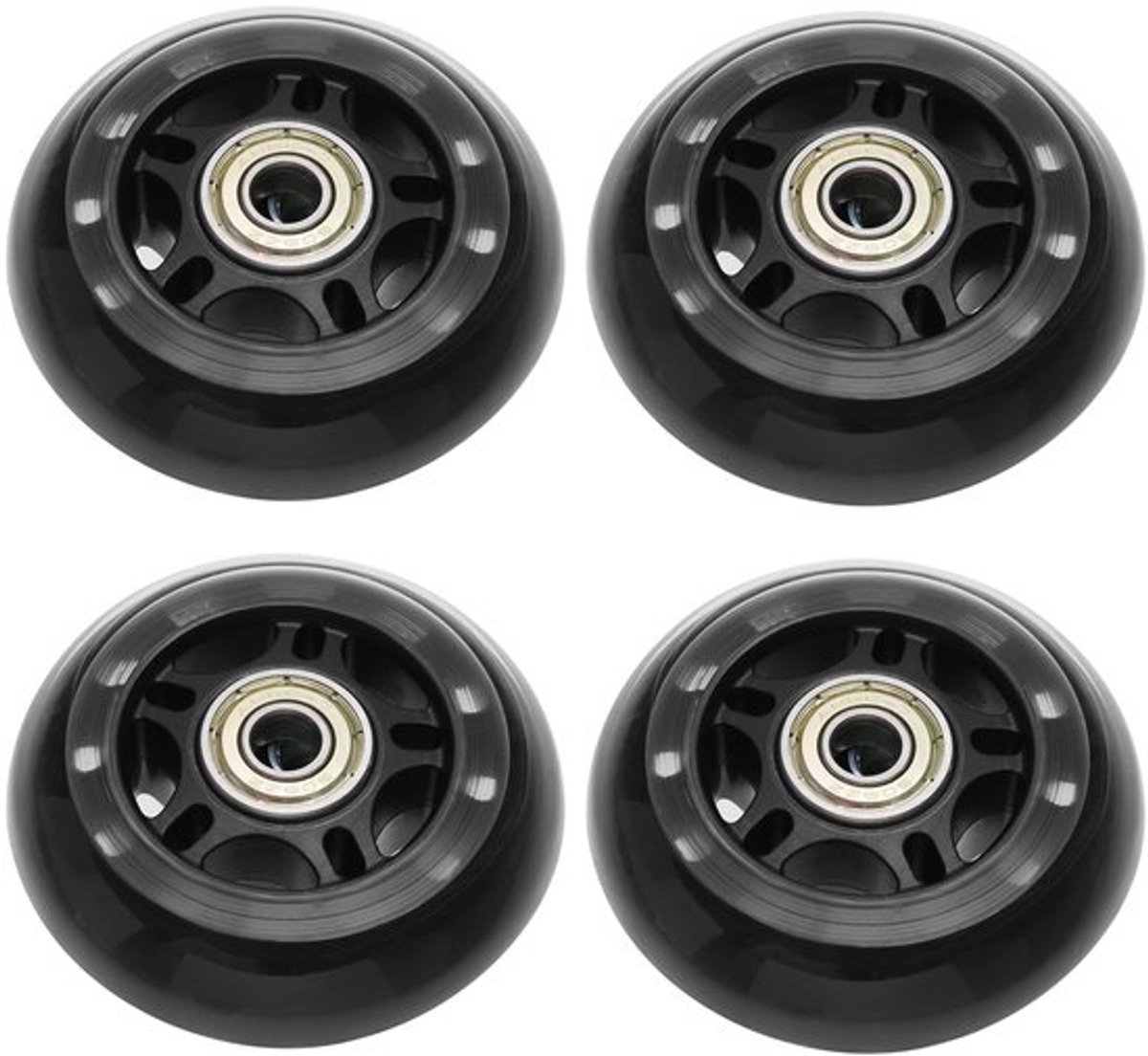 pu wielen 608zz lagers duurzaam en sterk 72x24mm anti tip wielen geschikt voor scooters en skateboards