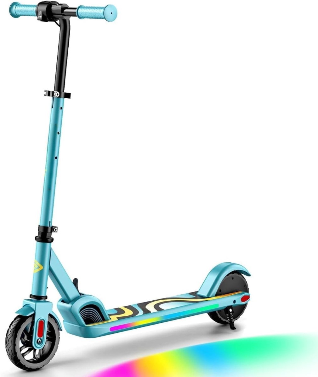 QORA® Elektrische step voor kinderen - Elektrische Step - Blauw- 75cm x 25cm x 14cm Step kopen online