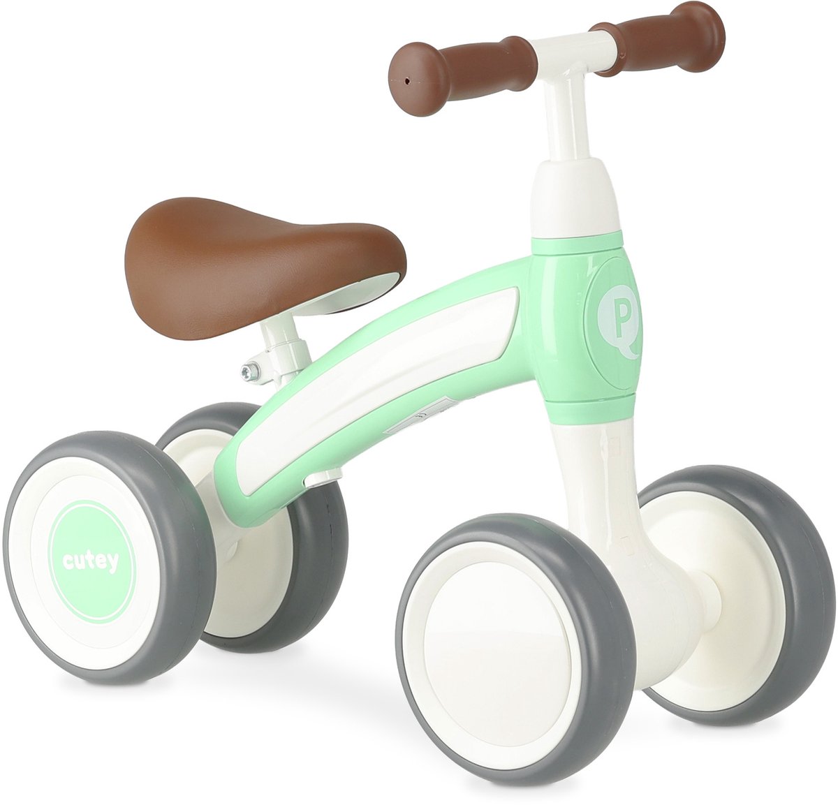 Qplay Cutey Loopfiets - Peuter Balansfiets - Lichtgewicht - Groen Loopfiets kopen online