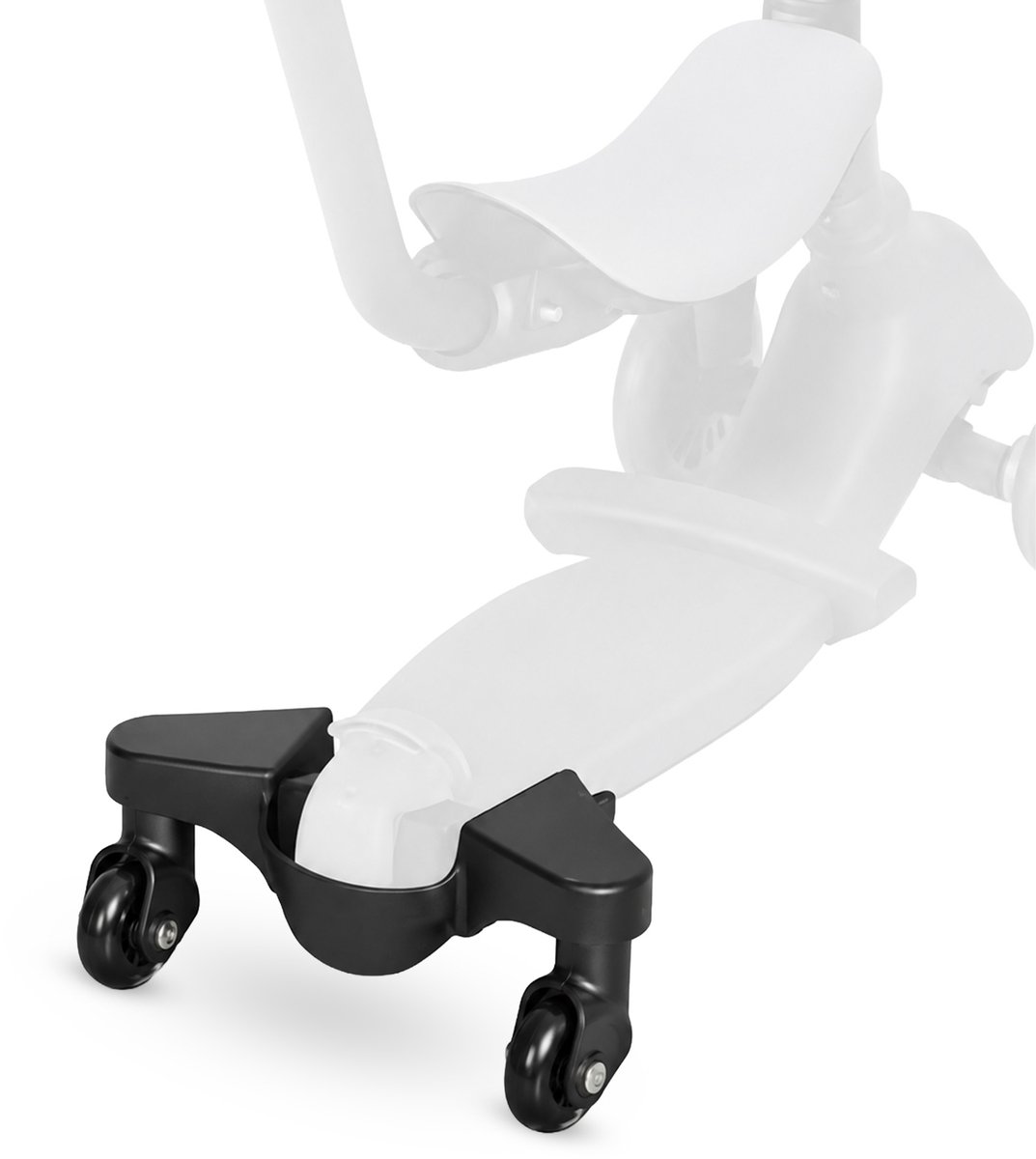 Qplay Sema Evo Universal Wheel - Stepwiel - Zwart Buitenspeelvoertuigaccessoire kopen online