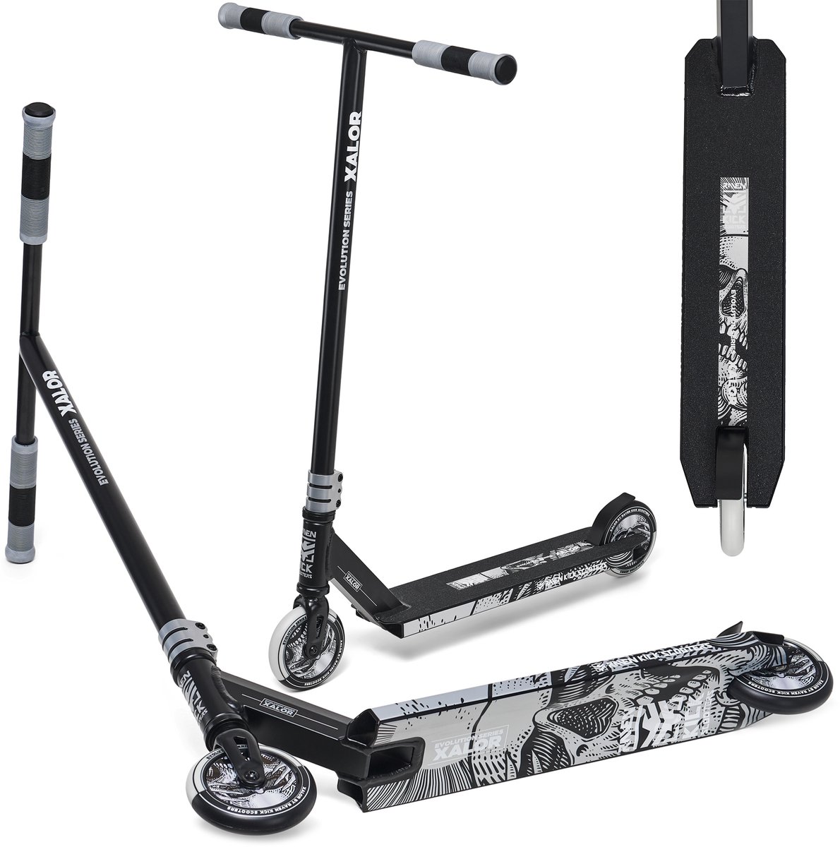 RAVEN Xalor Zilver 120mm Stuntstep HIC Step kopen online