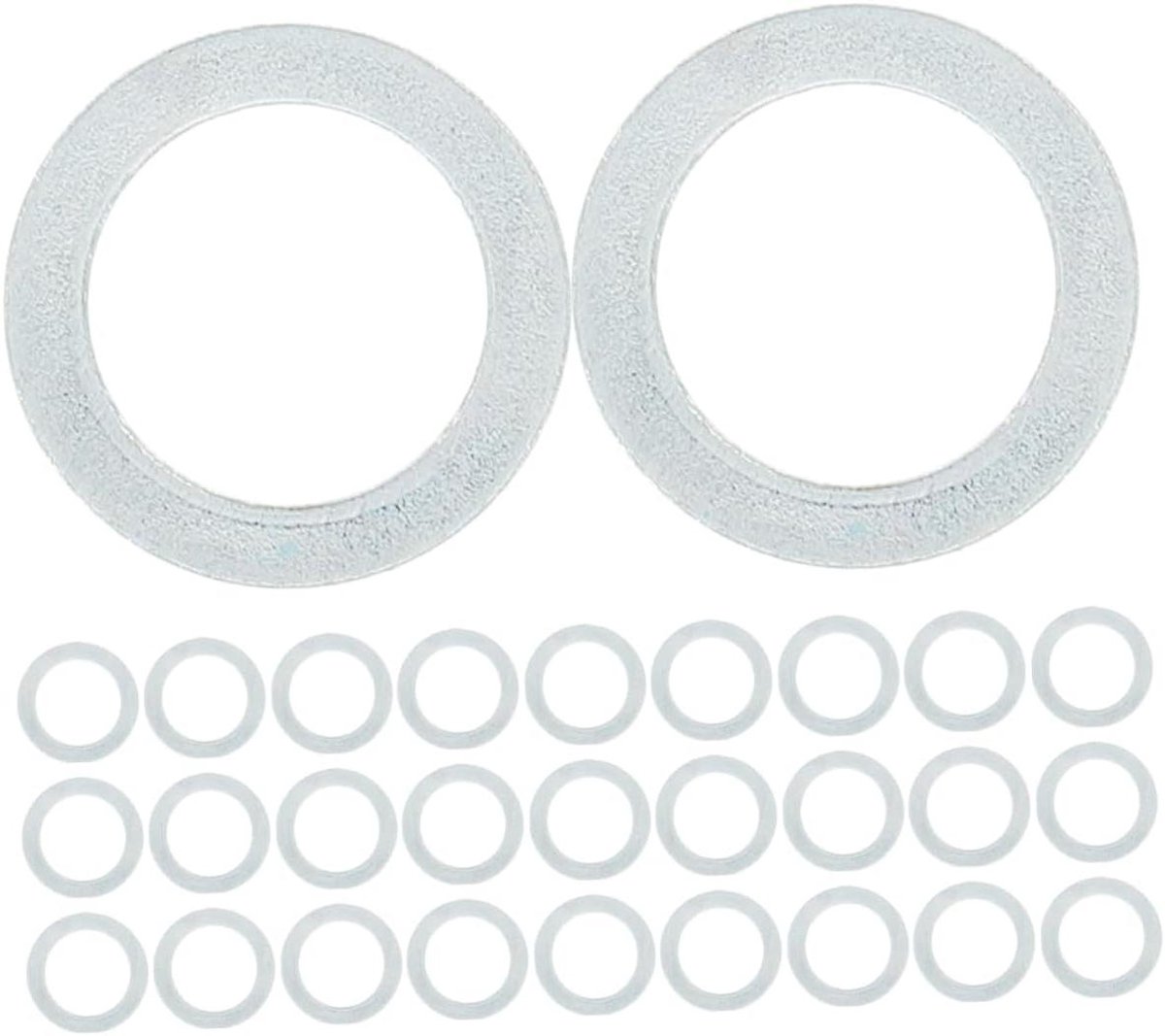 Ring Set - Skateboard Onderdelen - Skateboard Onderhoud - Aluminium Legering - 200 Stuks - Zilver Skateonderdeel kopen online