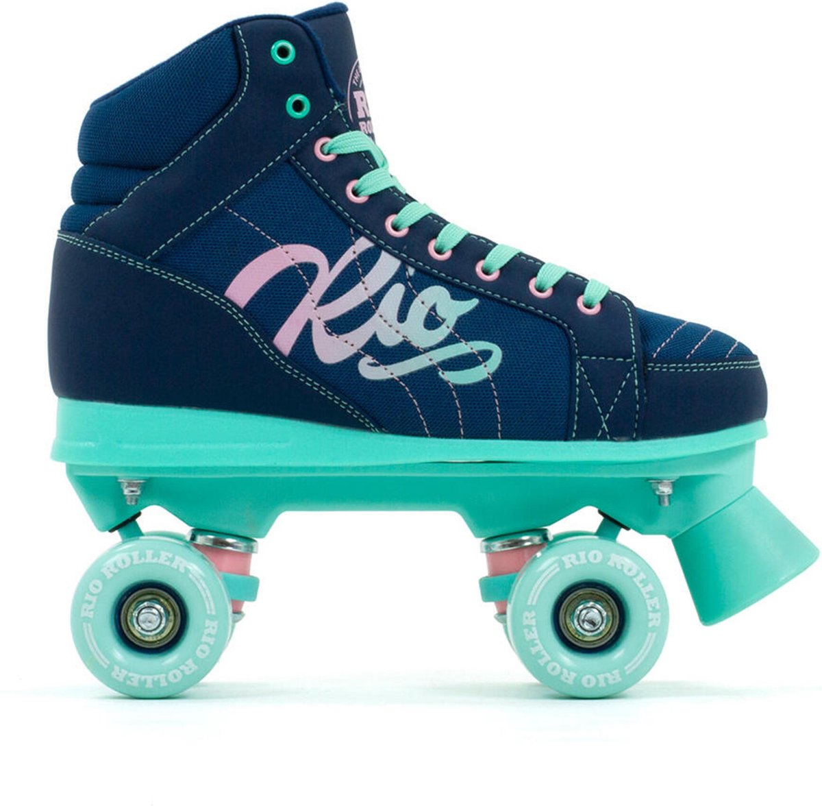 Rio Roller rolschaatsen - Lumina - navy/groen - maat 39.5 Rolschaatsen kopen online