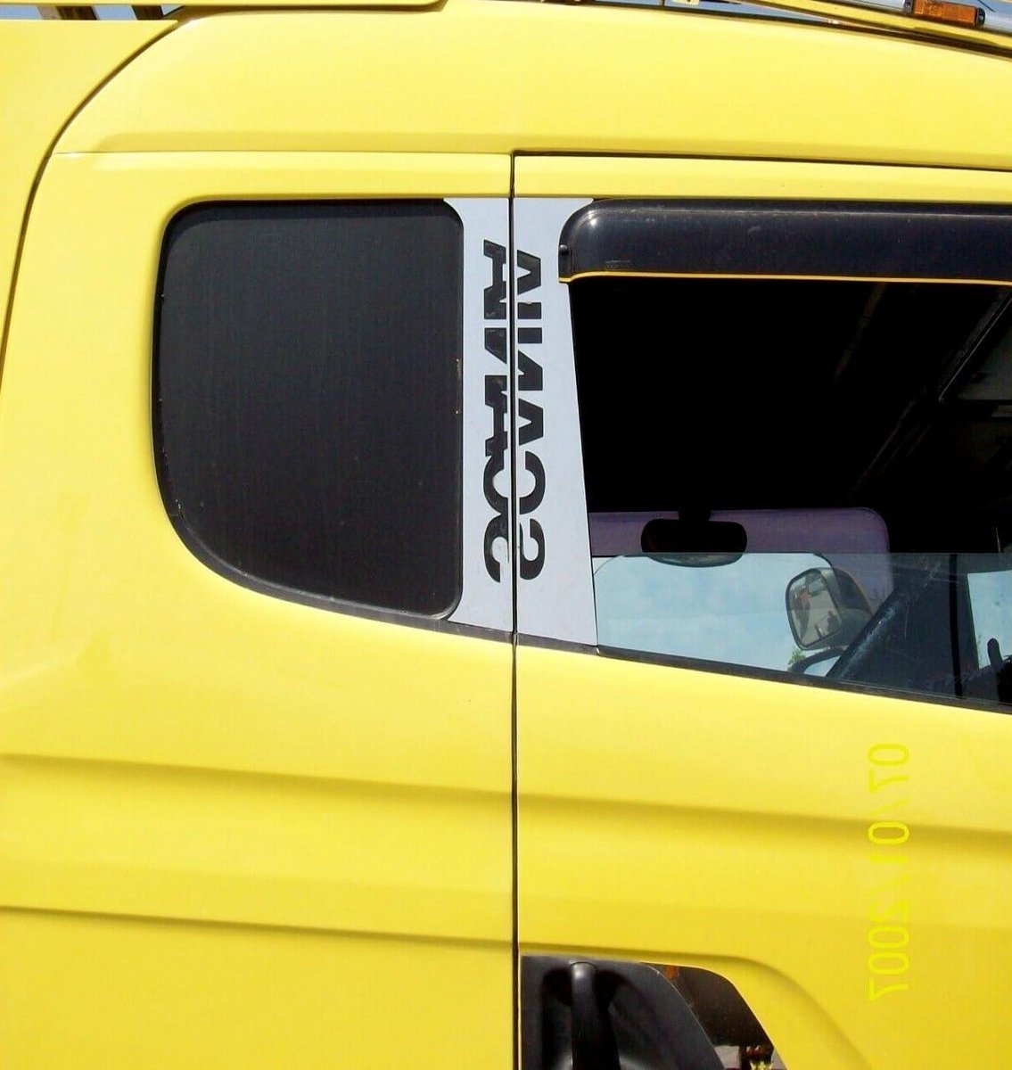 roestvrijstalen deurdecoraties truck sierstrips vrachtwagen styling super spiegel polijst 4 stuks set zilver