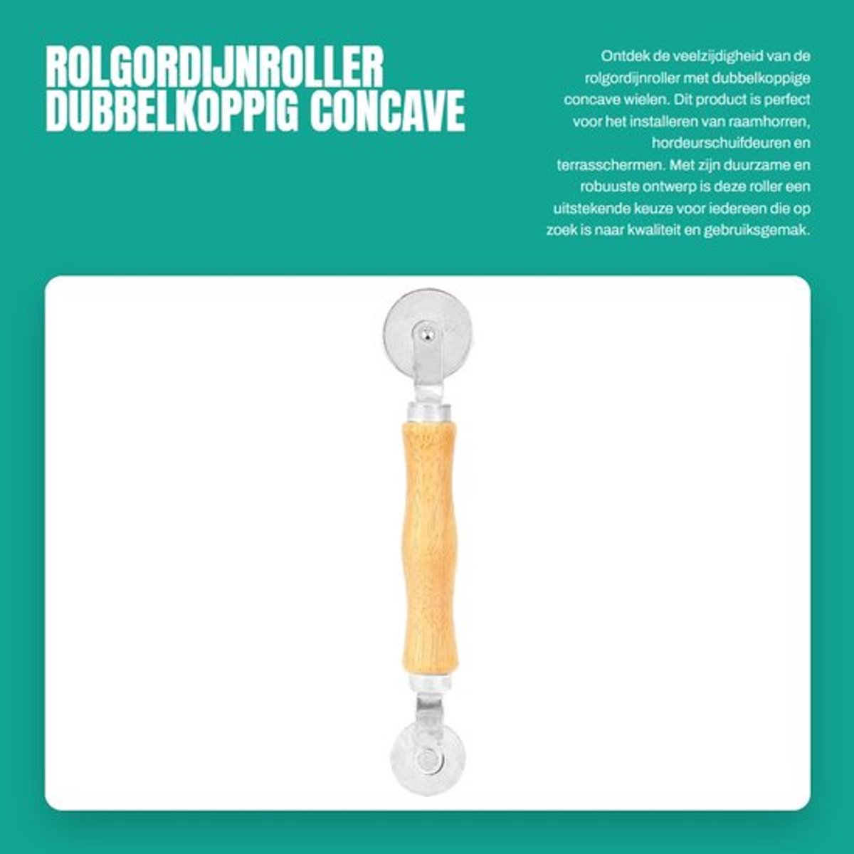 Rolgordijnroller Dubbelkoppig - Concave Wielen - Duurzaam en Robuust - Geschikt voor Raamschermen - Handige Installatie - Ideaal voor Sch... Skateonderdeel kopen online