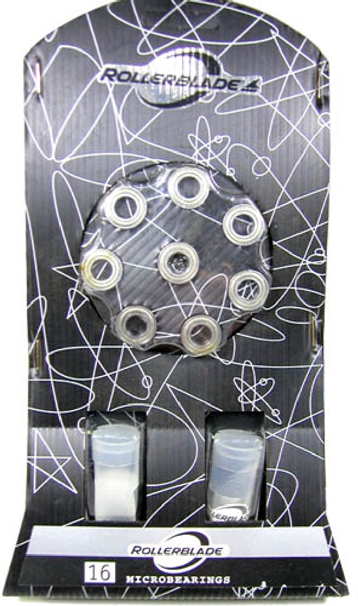 Rollerblade Microbearings - 16 Micro Lagers - Inline Skates - Skate Lagers - Origineel Rollerblade Skateonderdeel kopen online