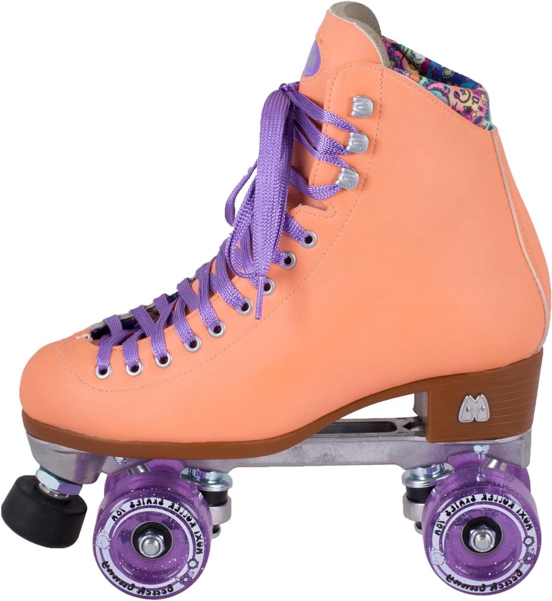 Rolschaatsen - Dames skates - Buitenplezier - Diervriendelijk materiaal - 58 mm wielen - Perzik Rolschaatsen kopen online