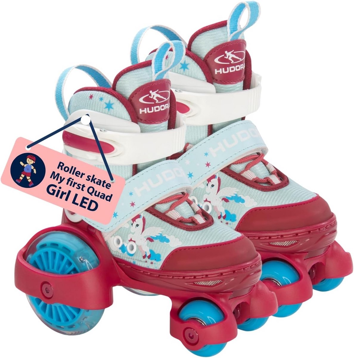 Rolschaatsen LED voor Meisjes, Maat 26-29 Rolschaatsen kopen online