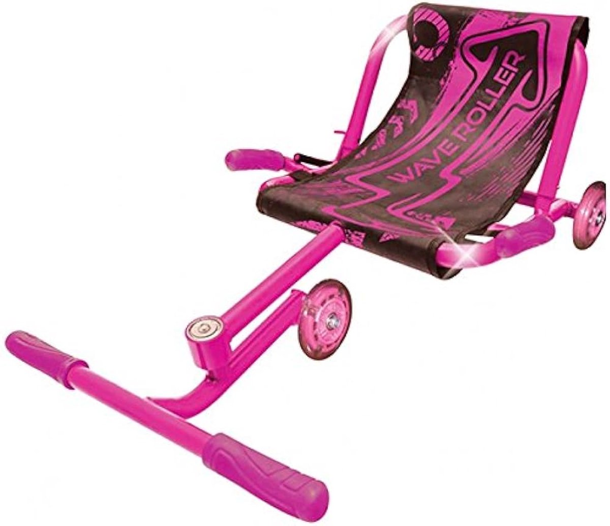 Roze-Waveroller- Skelter- Wave roller- roller-ligfiets-kart- skelter-buitenspeelgoed- ligfiets voor kinderen van Ca 3-14 jaar. Skelter kopen online