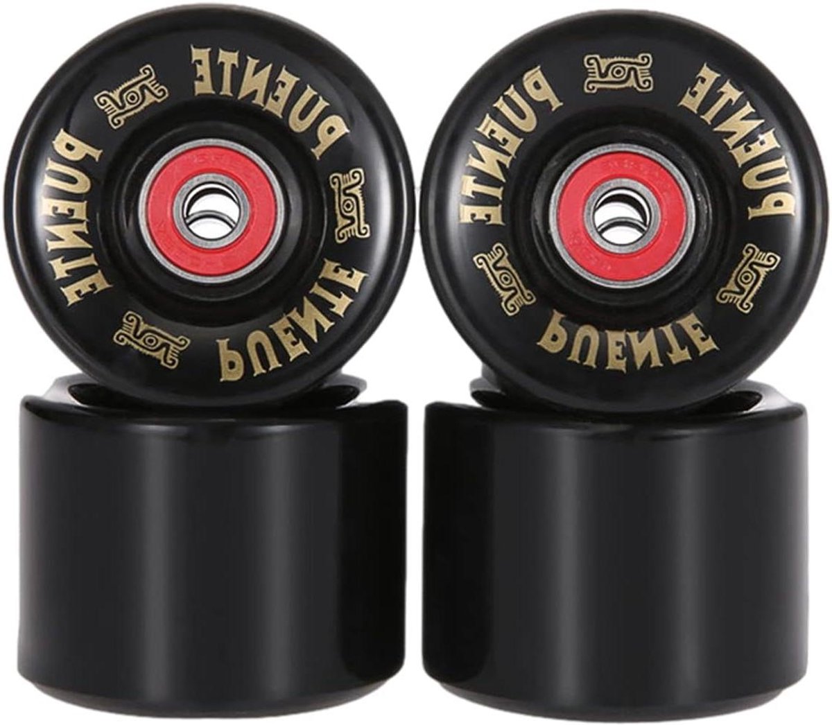 Schaats Wielen - Skateboard Wielen - Comfortabel Rijden - Slijtvast PU Materiaal - 60x45mm 82A - Zwart Skateonderdeel kopen online