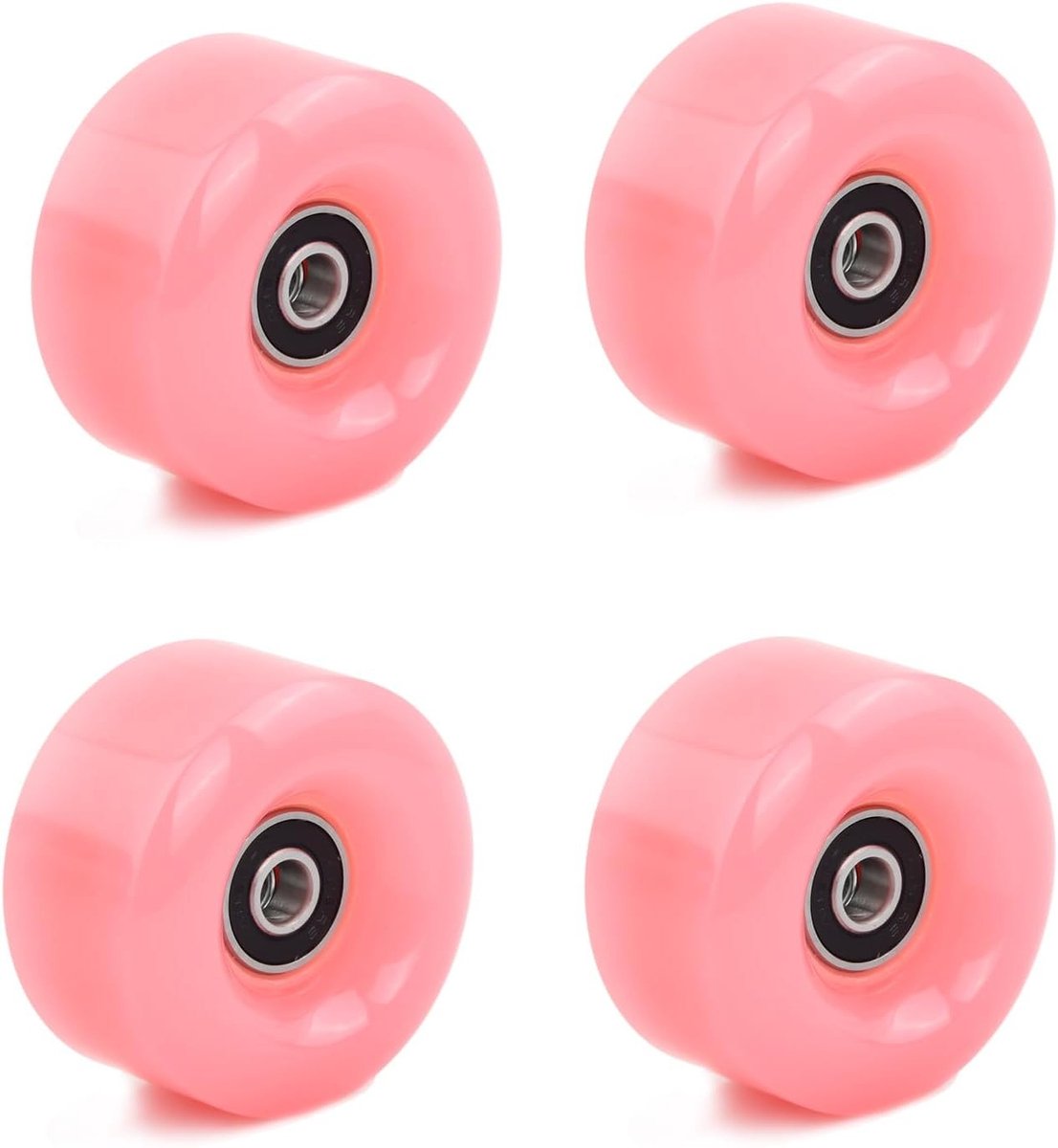 Set van 4 Vervangende Rollen voor Dubbele Rij Skates, 58x32mm PU Wielen met Lagers, Duurzame Skate Accessoires voor Quad Skates en Skateboards Skateonderdeel kopen online