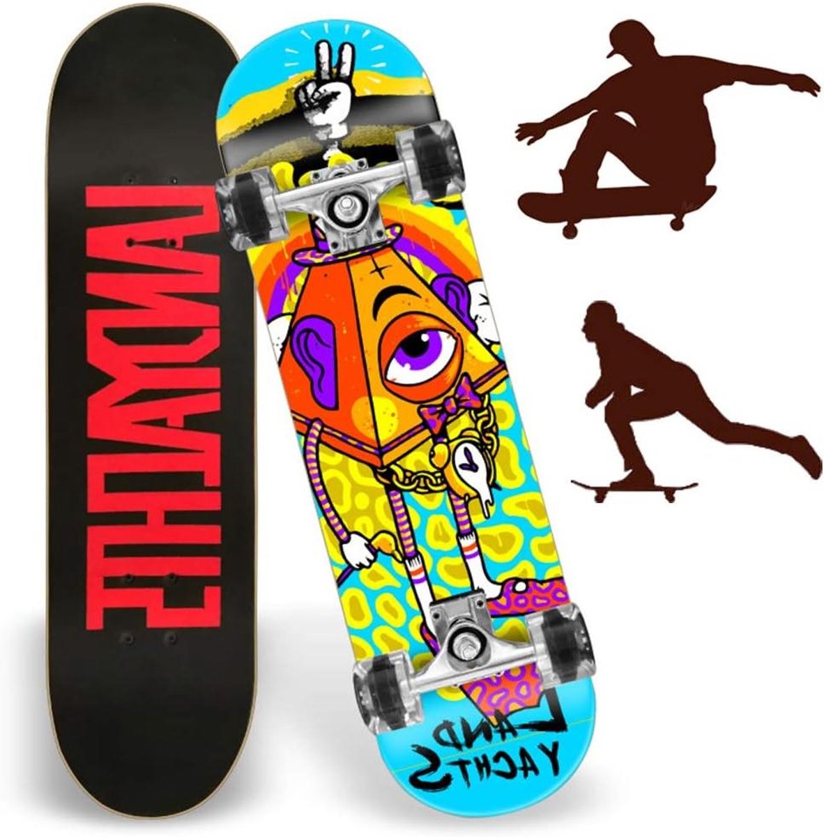 Skateboard - Buitenboard - Outdoor sport - 9 lagen esdoorn - 31 inch - Niet gespecificeerd Skateonderdeel kopen online