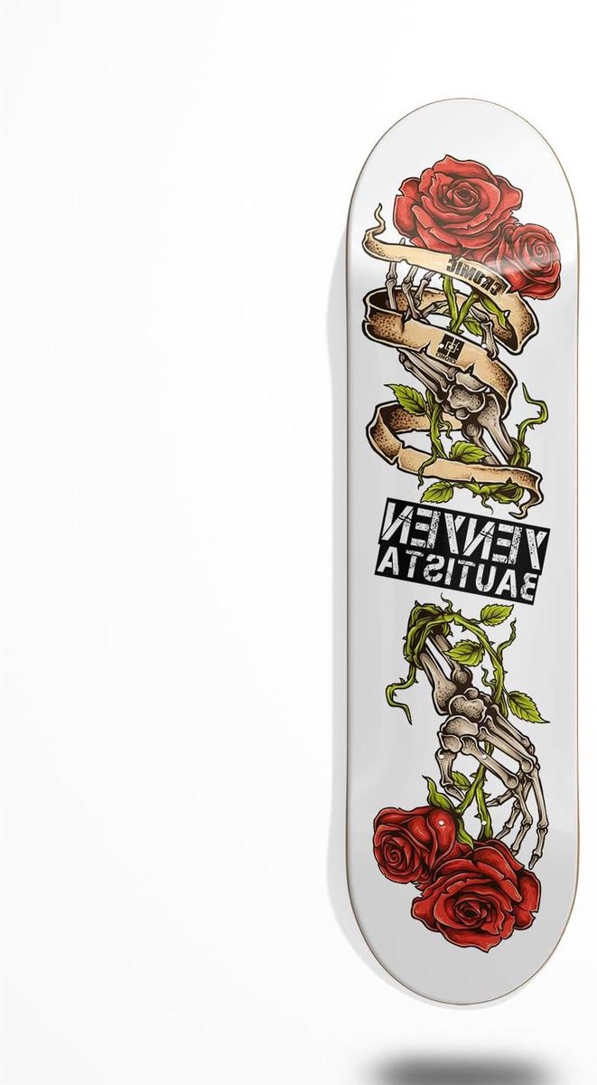 skateboard deck compleet board straat skate hoge kwaliteit 8 5 inch wit