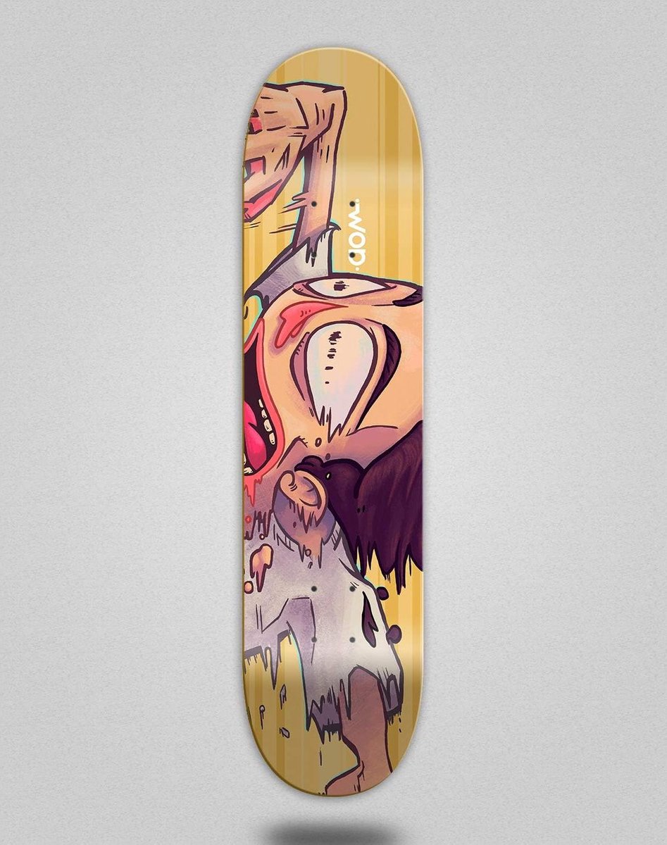 Skateboard Deck - Compleet Skateboard - Street Tricks - Duurzaam Hout - 8.5 Inch - Geel Skateonderdeel kopen online