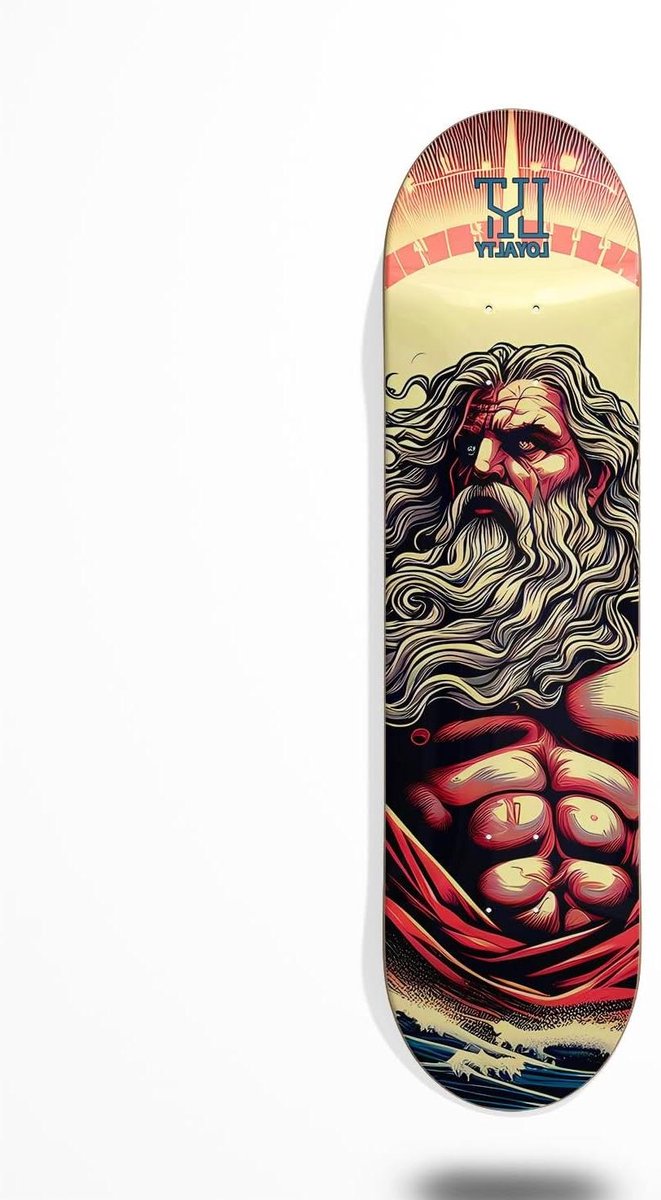 Skateboard Deck - El Rey - Street Tricks - Duurzaam Ontwerp - 8.25 Inch - Natuurlijk Skateonderdeel kopen online