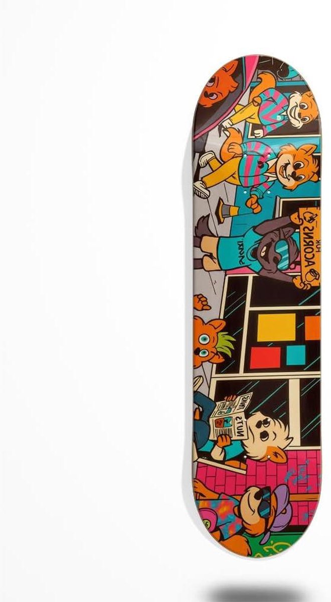 skateboard deck houten plank street skate 7 lagen esdoorn 8 25 inch meerkleurig