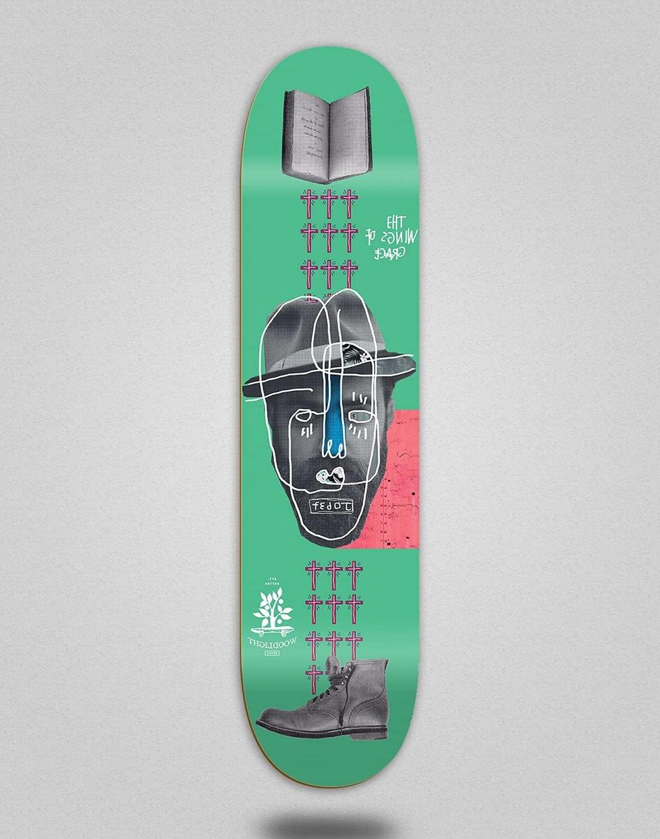 Skateboard Deck - Houten Plank - Street Skate - Wings of Grace - 8.5 Inch - Natuurlijk Skateonderdeel kopen online