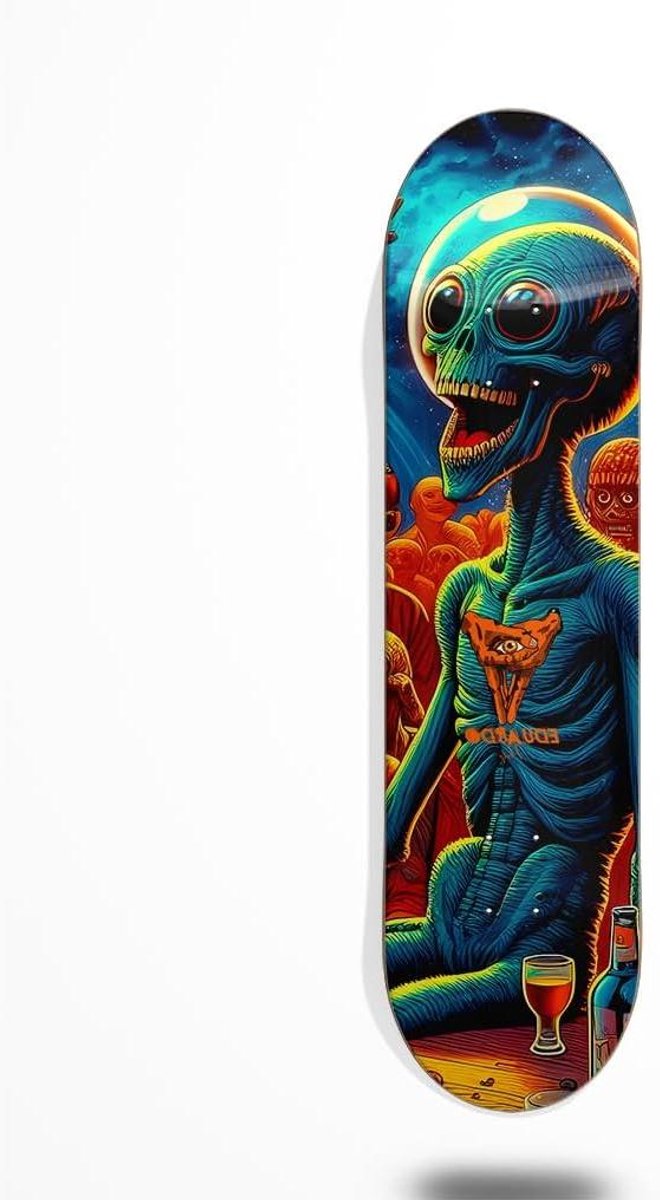 Skateboard Deck - Houten Plank - Street Skaten - Stevig Hout - 8.25 Inch - Meerkleurig Skateonderdeel kopen online