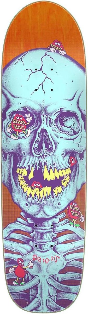 Skateboard Deck - Onderdeel Plank - Street Tricks - Kortere Wielbasis - 8.5" x 31" - Oranje Paars Skateonderdeel kopen online