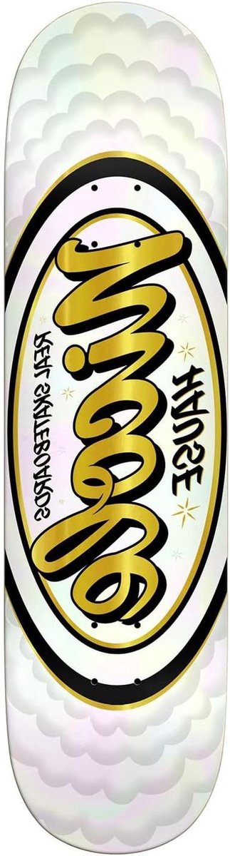 Skateboard Deck - Ovaal Deck - Street Skaten - R1 Constructie - 8.5 x 32.9 Inch - Wit Skateonderdeel kopen online