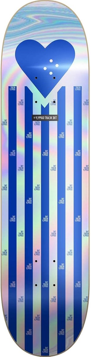 Skateboard Deck - Plank - Street Skate - 7-laags Esdoorn - 8.25 Inch - Blauw Gestreept Skateonderdeel kopen online