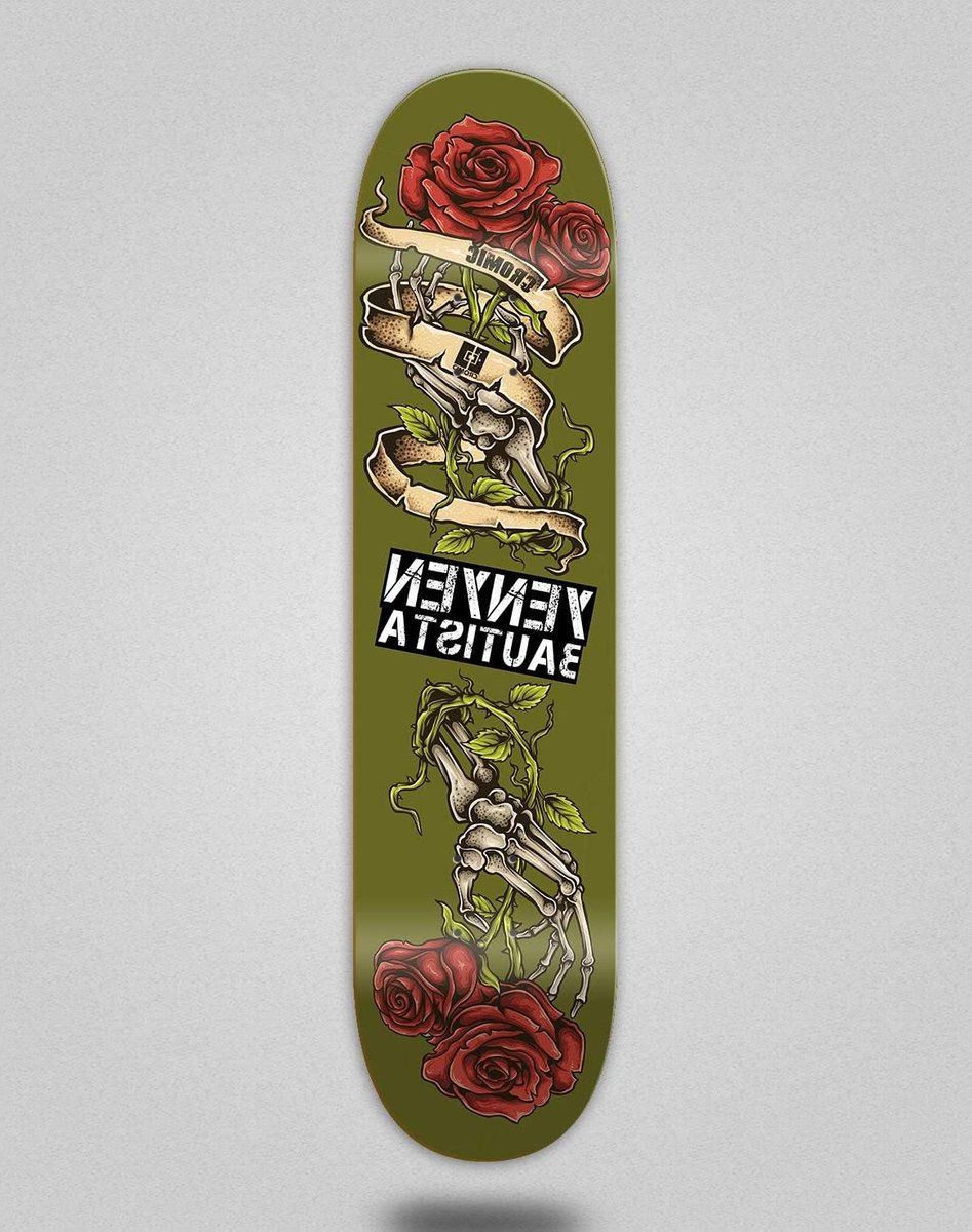 skateboard deck plank street skate hoge hardheid 8 5 inch groen