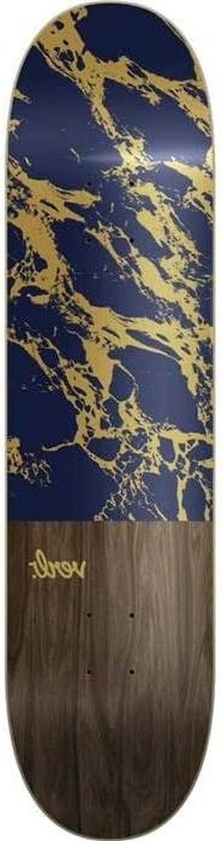 Skateboard Deck - Plank - Street Skating - Marble Design - 8.25 Inch - Blauw Skateonderdeel kopen online