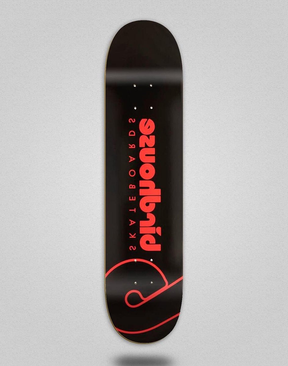Skateboard Deck - Plank - Street Tricks - Team Logo - 8.25 inch - Zwart Skateonderdeel kopen online