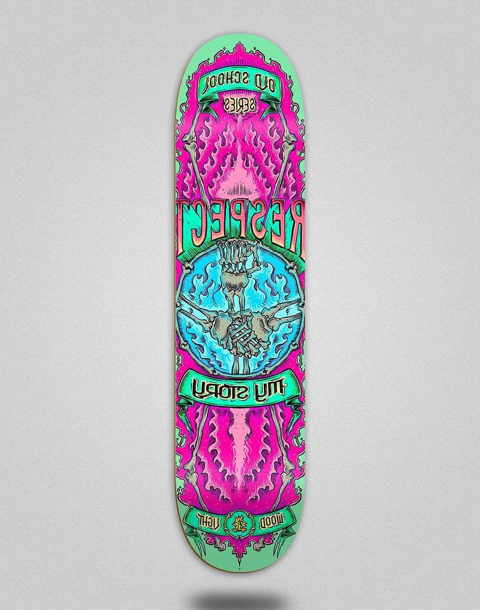 skateboard deck respect green street tricks houten constructie 8 5 inch groen