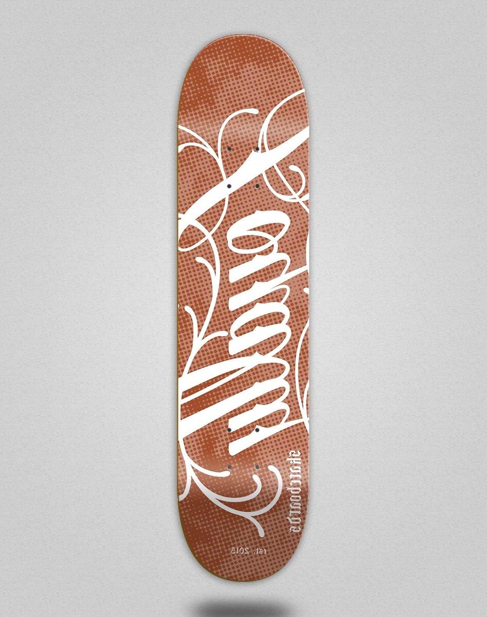 Skateboard Deck - Skate Deck - Straat Skaten - Icon Zand Design - 8.125 Inch - Niet gespecificeerd Skateonderdeel kopen online