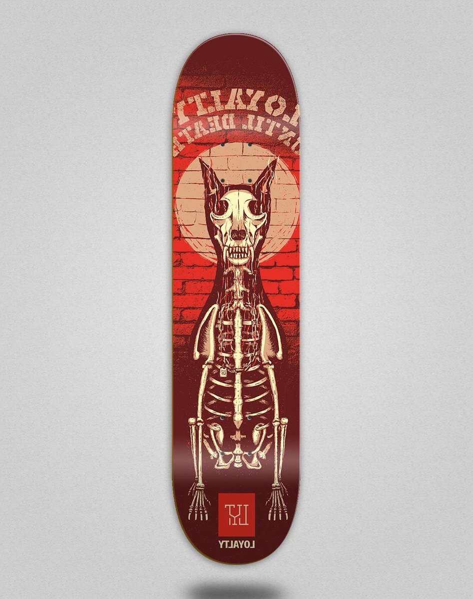 skateboard deck skate deck street skateboarding dead dog design 7 875 inch rood