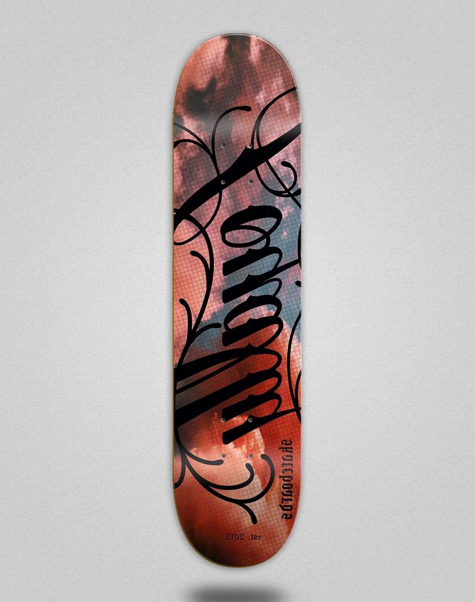 Skateboard Deck - Skate Deck - Street Skateboarding - Icon Wolken Design - 8.125 inch - Niet gespecificeerd Skateonderdeel kopen online