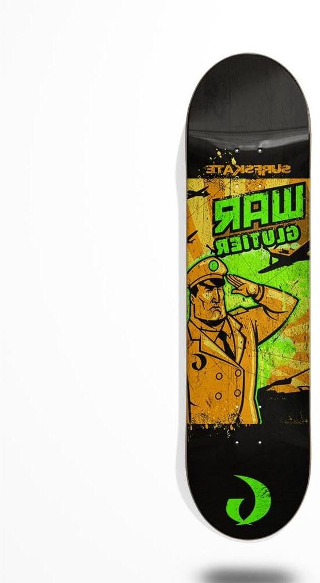 Skateboard Deck - Tabla Glutier - Street Skateboarding - Gegarandeerde updates - 8.25 inch - Oranje Skateonderdeel kopen online