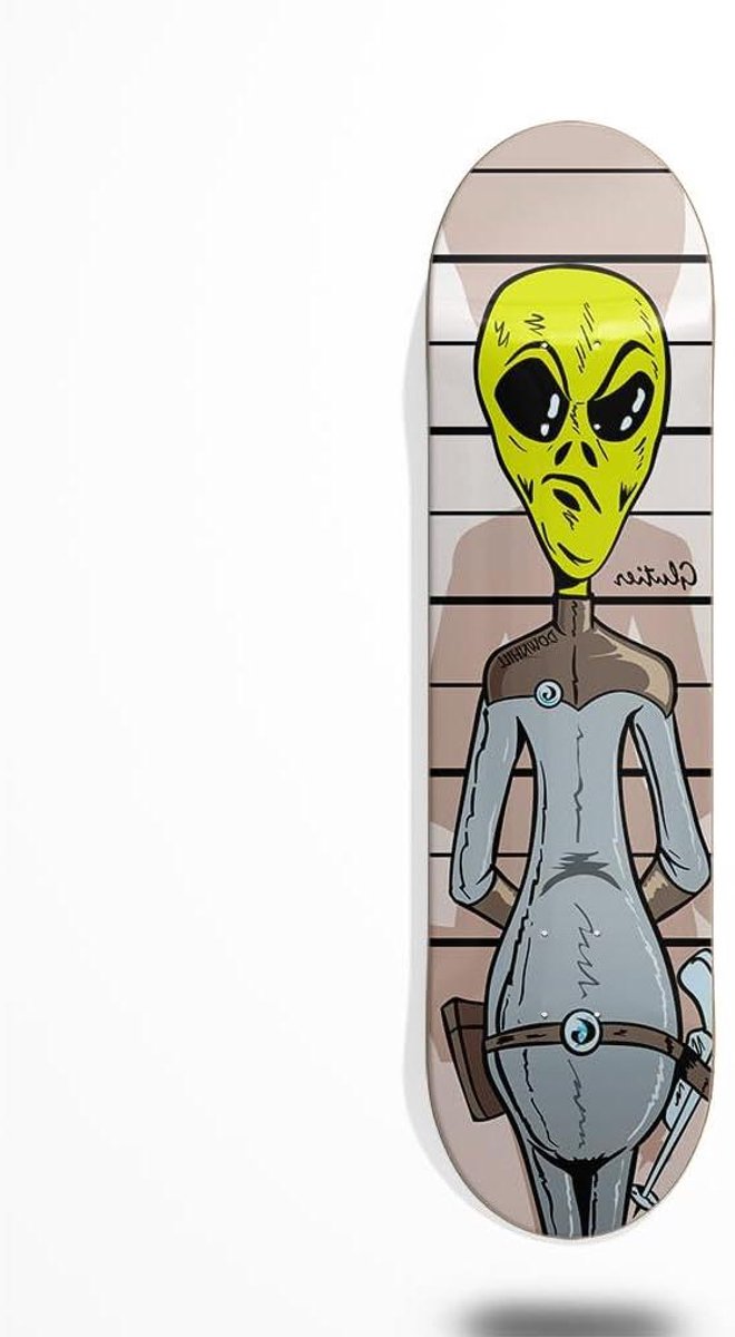 skateboard deck tabla glutier street skaten hout constructie 8 25 inch villain flubber