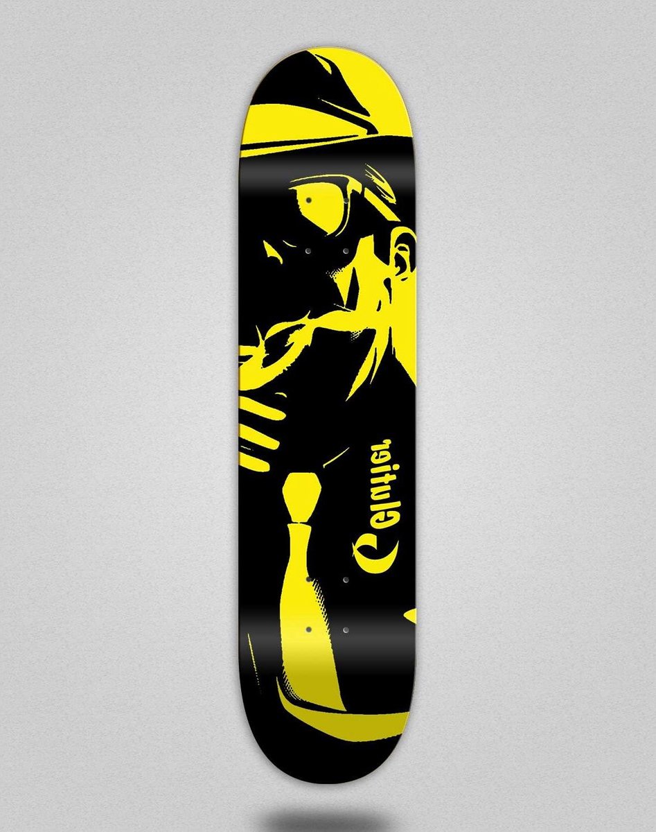 Skateboard Deck - Tabla Skate - Street Skate Tricks - Standaard Breedte - 85 Inch - Geel Skateonderdeel kopen online