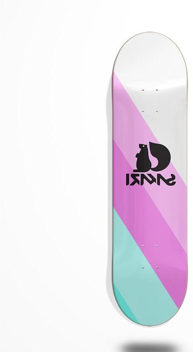 skateboard deck tabla vintage street skaten fantasy design 8 25 inch multicolor