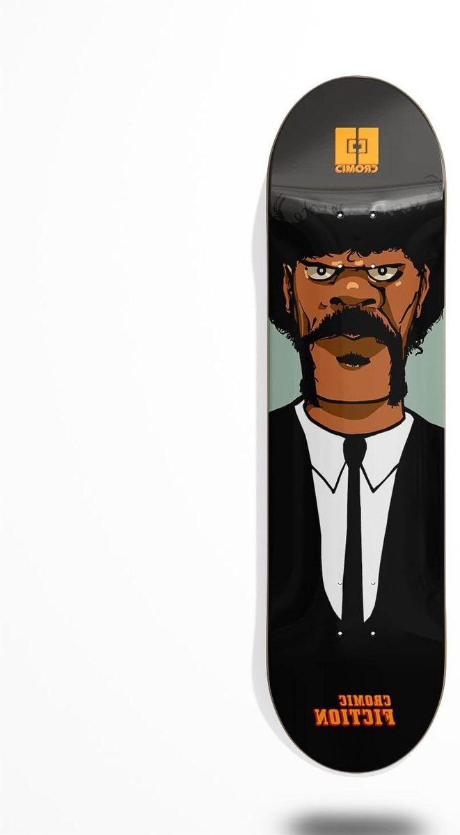 Skateboard Dek - Deck Cromic - Street Skate - Fiction Design - 8.5 inch - Multicolor Skateonderdeel kopen online