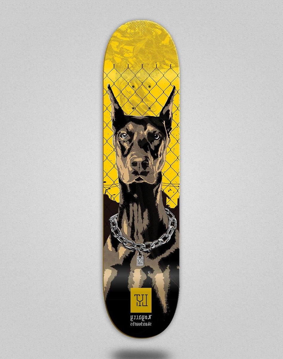 Skateboard Dek - Houten Plank - Outdoor Sport - Uniek Ontwerp - 85 Inch - Geel Skateonderdeel kopen online
