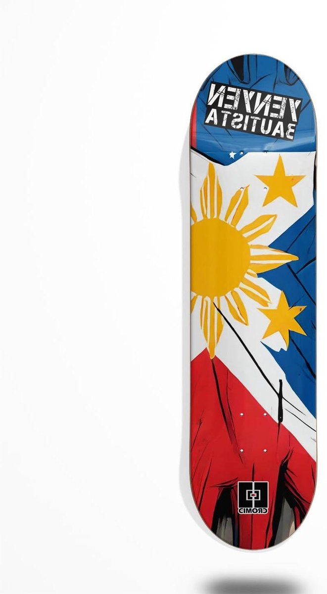 Skateboard Dek - Houten Plank - Straat Skate - Duurzaam Hout - 8.25 Inch - Meerkleurig Skateonderdeel kopen online