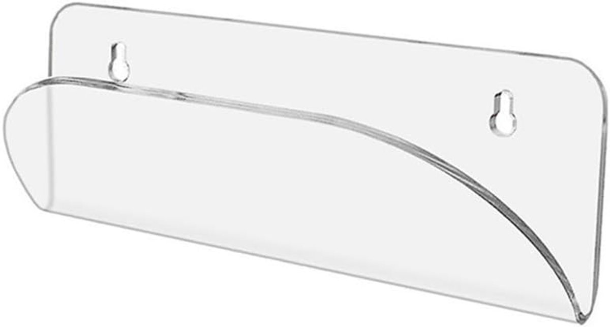 Skateboard Display - Muurrek - Kunst Tonen - Sterk Acryl - 29 x 11 x 10 cm - Transparant Skateonderdeel kopen online