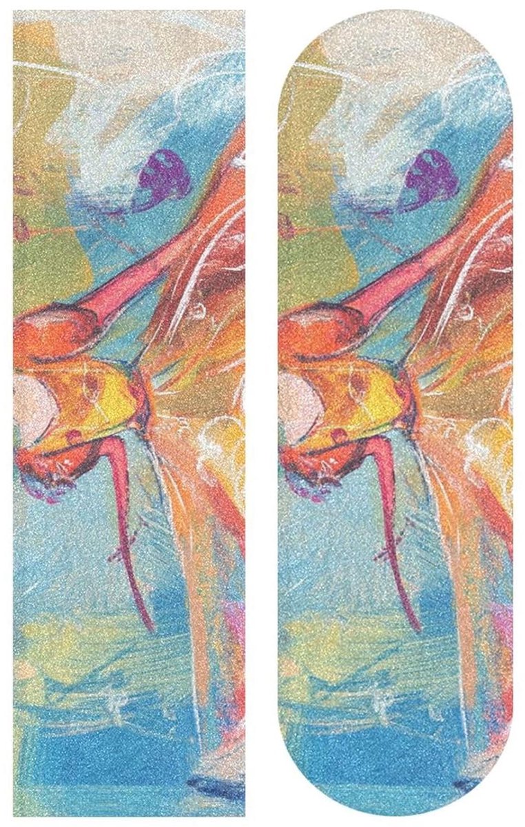 skateboard grip tape antislip deck veilige rit hoge dichtheid schuurpapier 44x10 inch elegante meisje