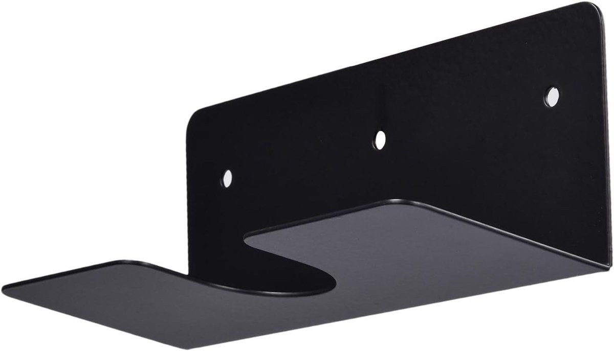 Skateboard Muurbeugel - Skateboard Houder - Opslag en Presentatie - Zwevend Effect - 21 x 9 x 10 cm - Zwart Skateonderdeel kopen online