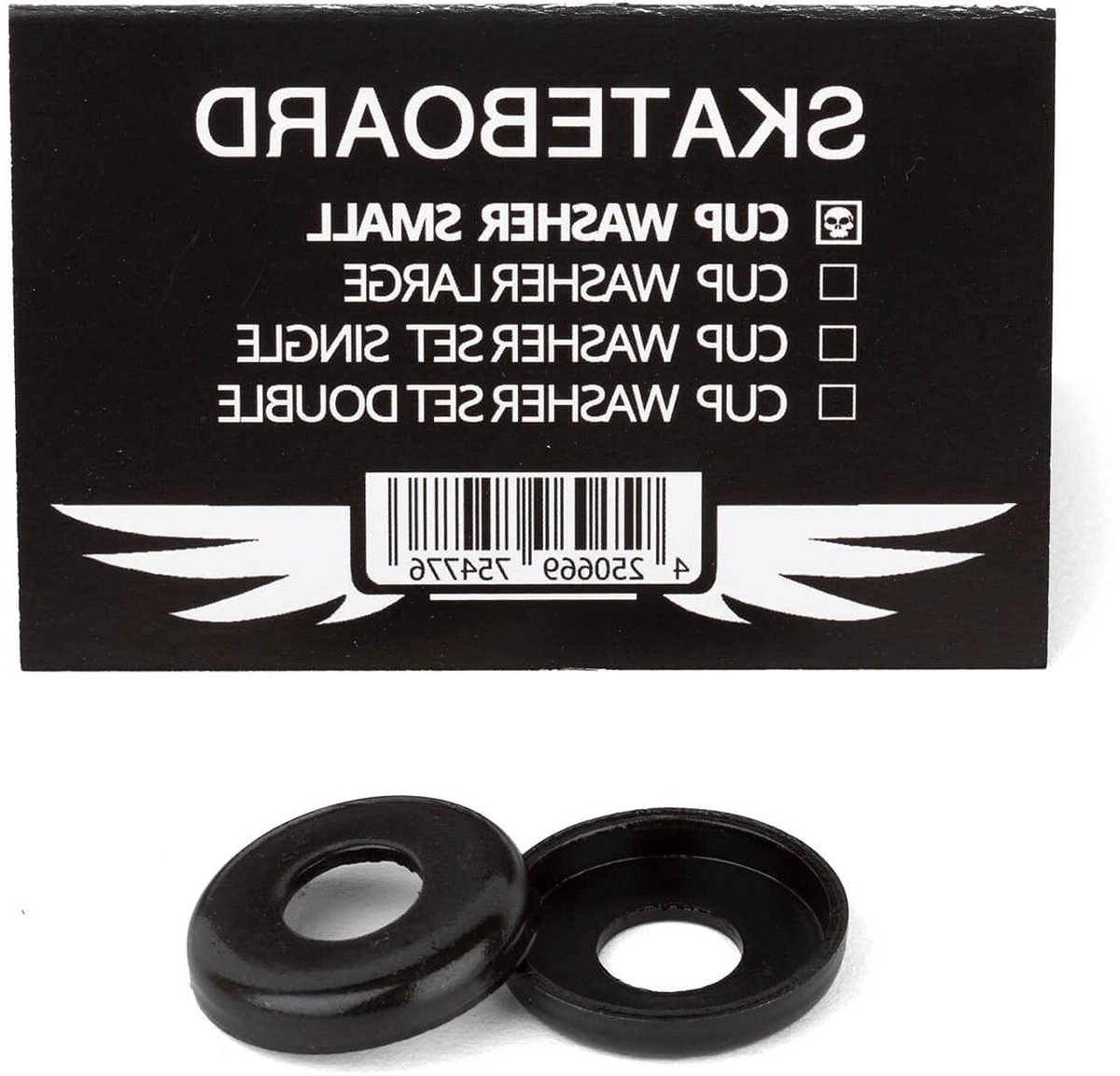 Skateboard Onderdelen - Kingpin Discs - Truck Onderhoud - Kleine Top Washers - 2.4 cm - Zwart Skateonderdeel kopen online