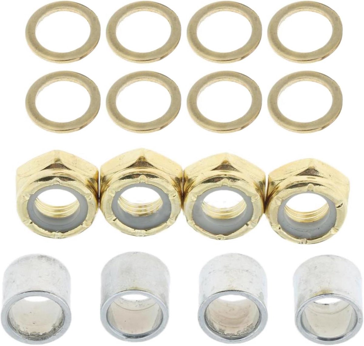 skateboard onderdelen set longboard accessoires verbeter je rit duurzaam metaal complete set goud