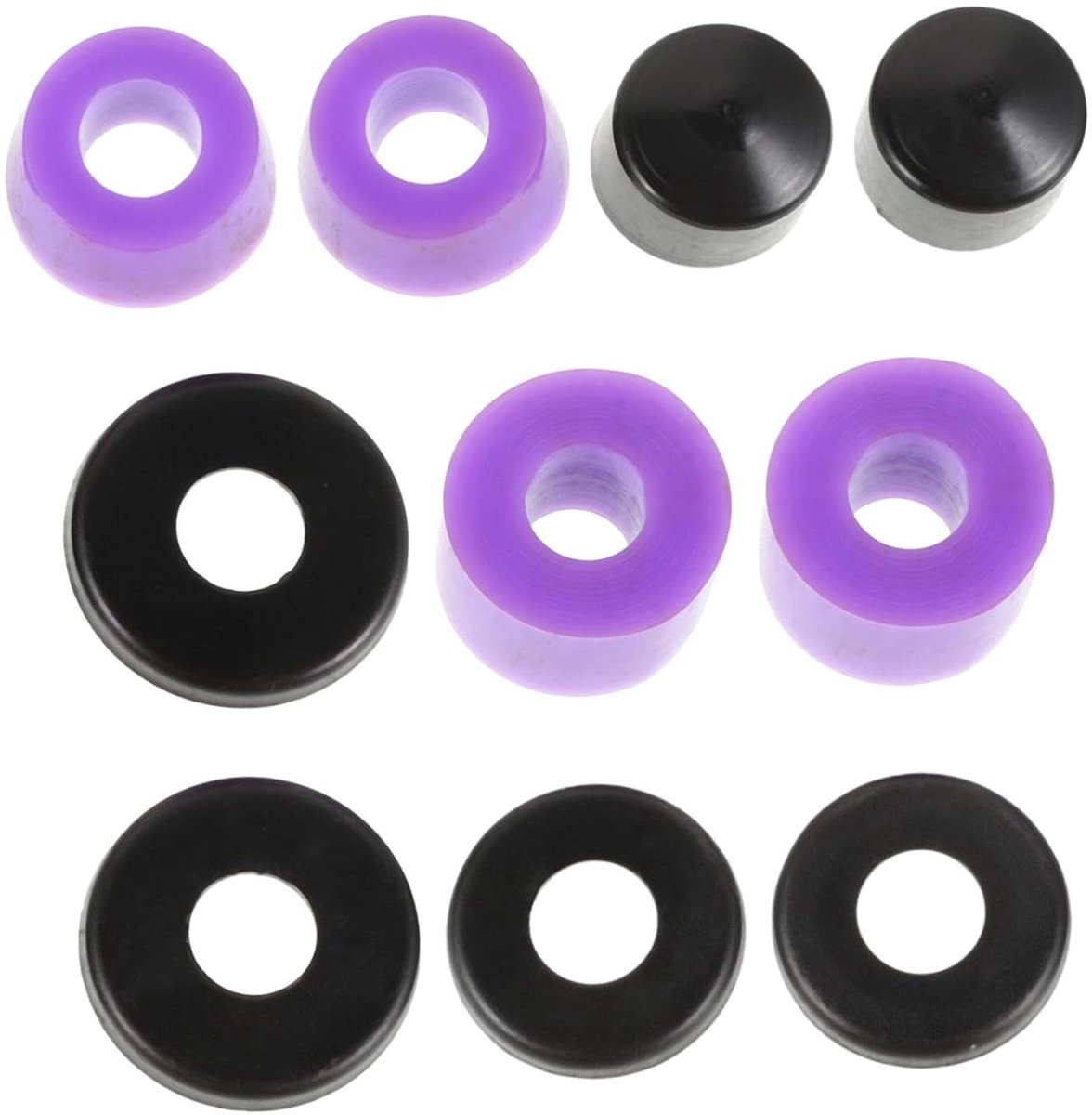 Skateboard Onderdelen - Truck Bushings - Verbeterde Stabiliteit - Trillingsdempend PU - 24x24x16 mm - Paars Skateonderdeel kopen online
