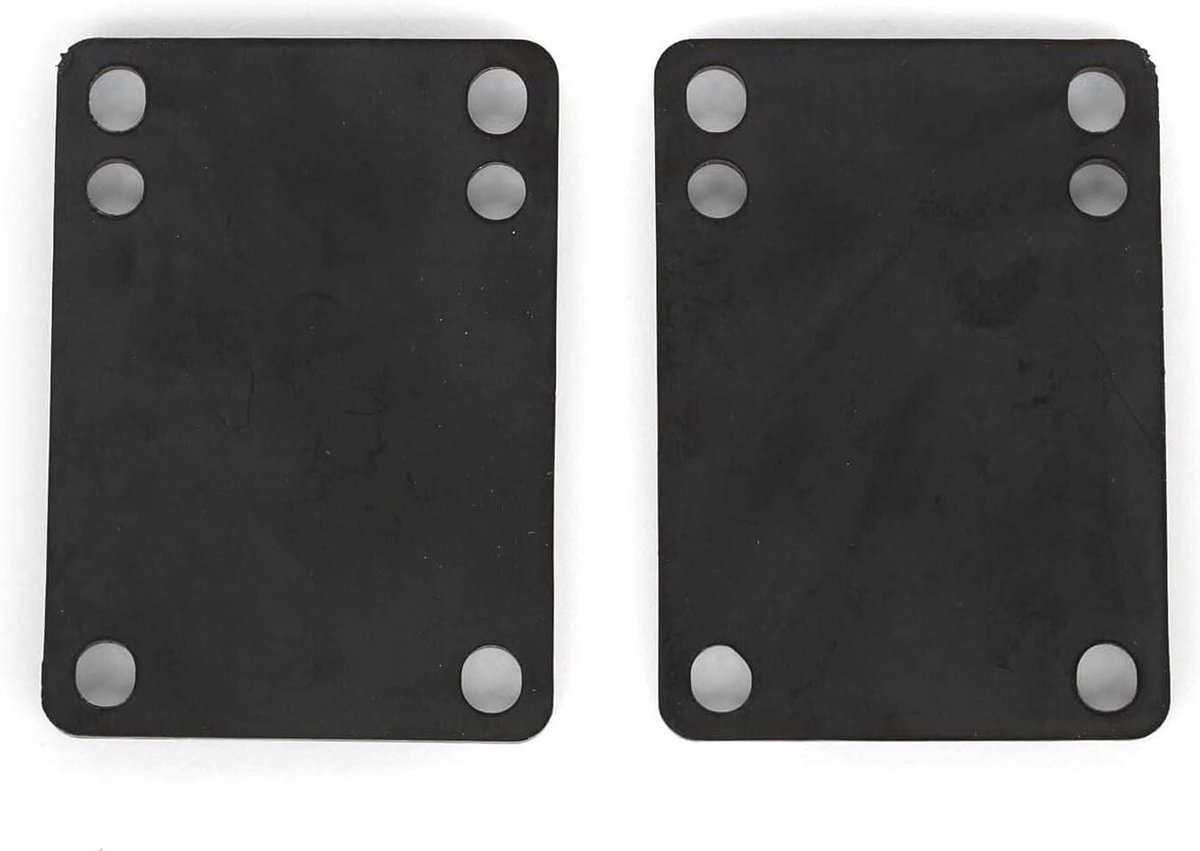 Skateboard Riser Pads - Shockpads - Asmontage - Trillingsdempend - 3mm - Zwart Skateonderdeel kopen online